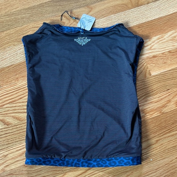 Acacia Swimwear Costa Top in Blue Amur Size XL NWT - Picture 14 of 15